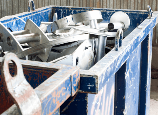 Benne de recyclage 
