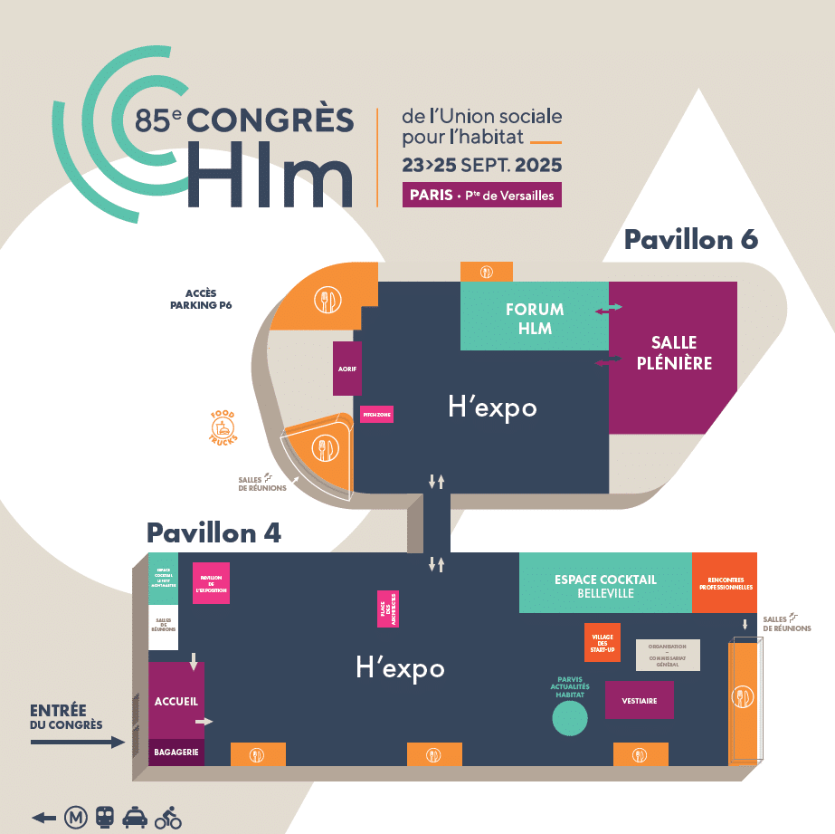 Plan congrès USH 2025