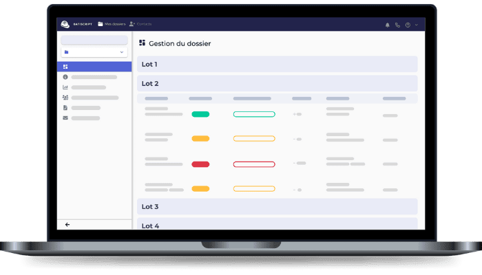 Gestion dossier