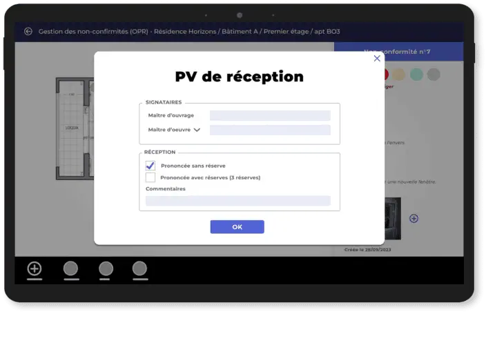 OPR PV réception
