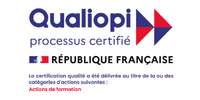 Logo Qualiopi avec mention