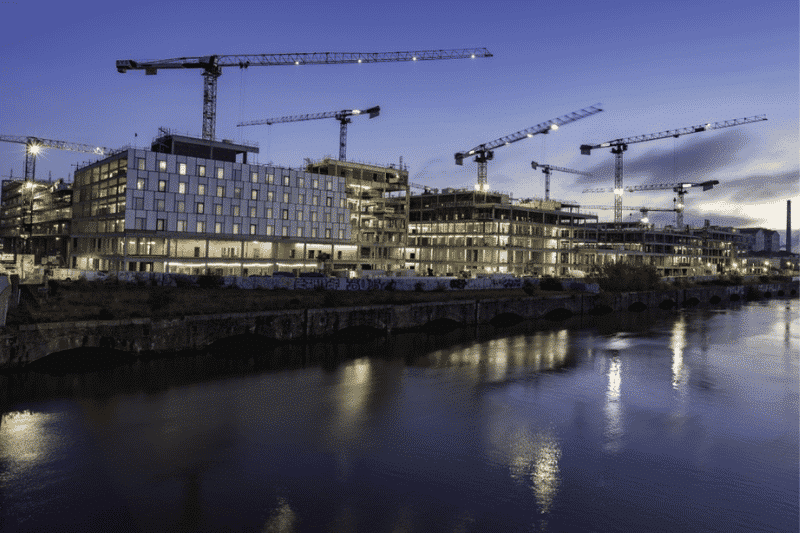 Chantier du nouveau CHU de Nantes